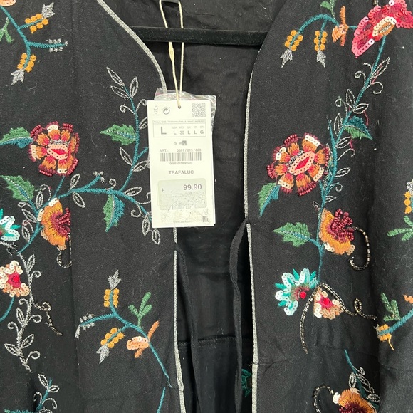 Embellished black jacket - Picture 2 of 5